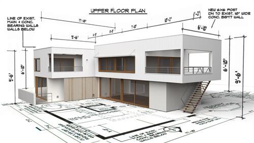 Townhouse design by Ironbark Constructions